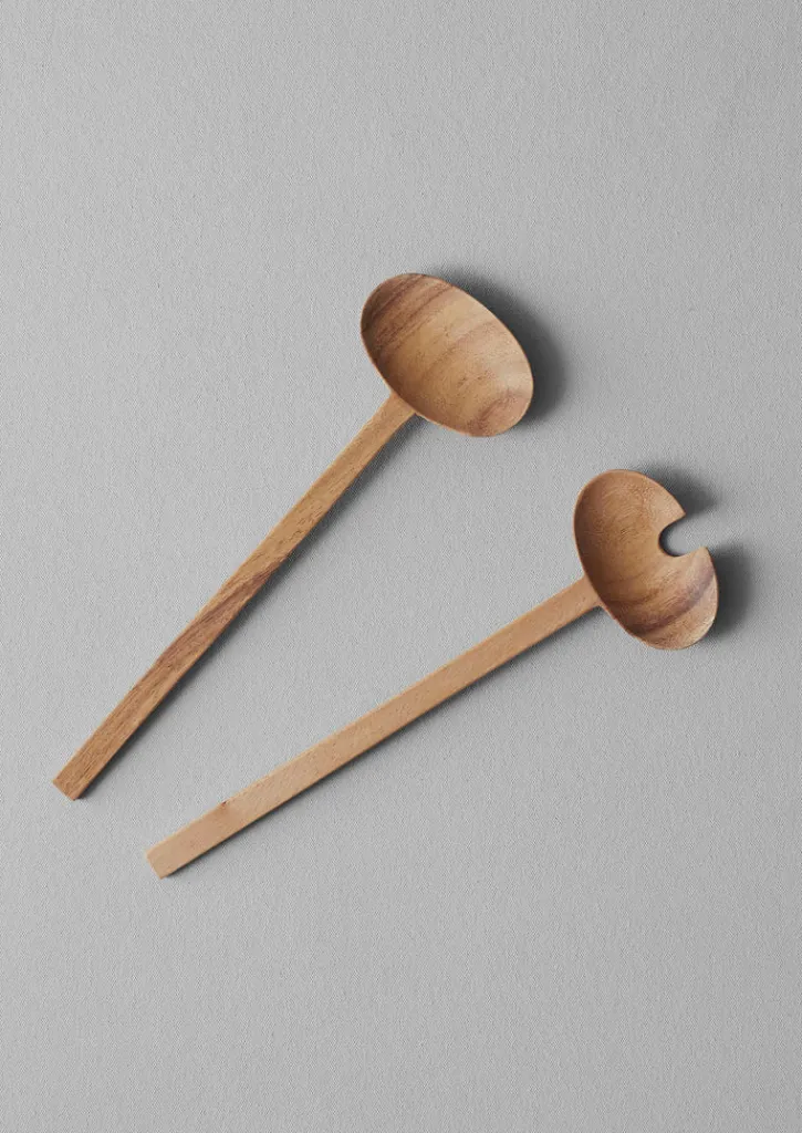 TOAST Acacia Wood Salad Servers- Kitchen|Tableware