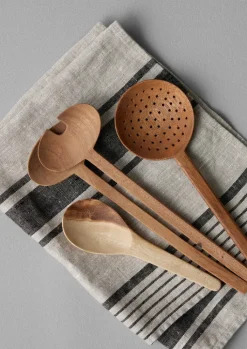 TOAST Acacia Wood Slotted Spoon- Tableware