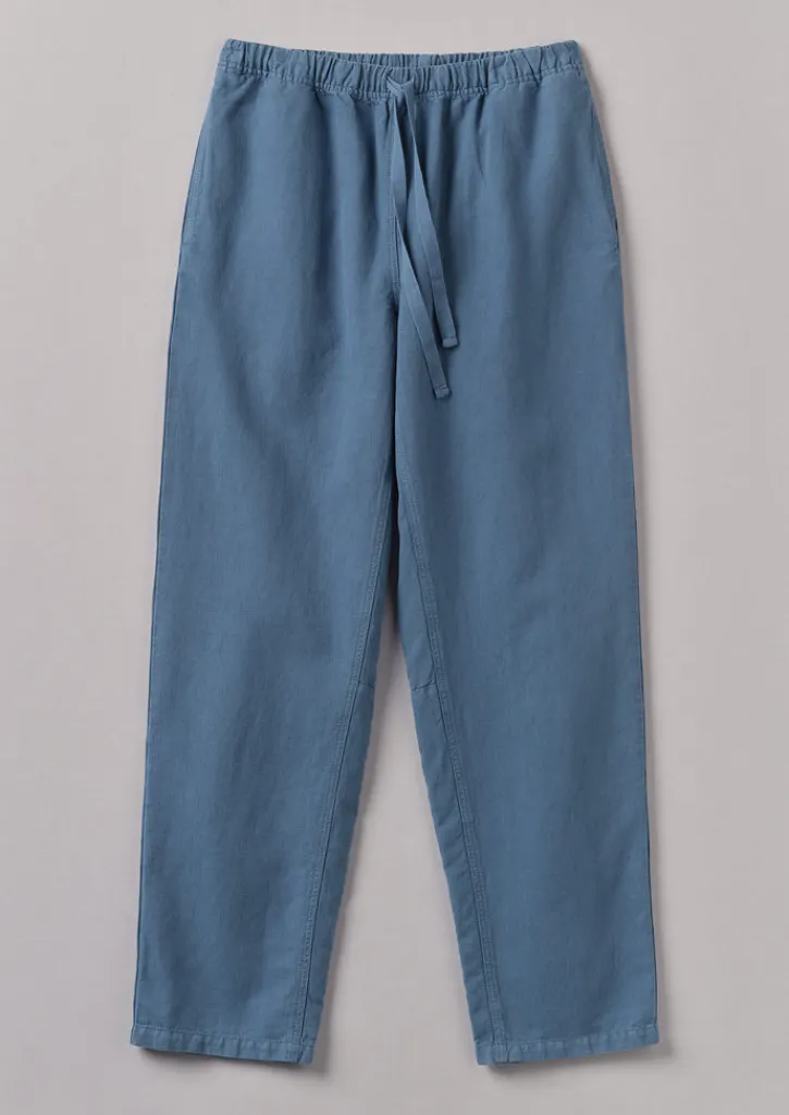 TOAST Alfie Garment Dyed Herringbone Trousers- Workwear|Trousers