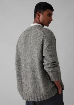 TOAST Alpaca Wool V-Neck Cardigan- Knitwear