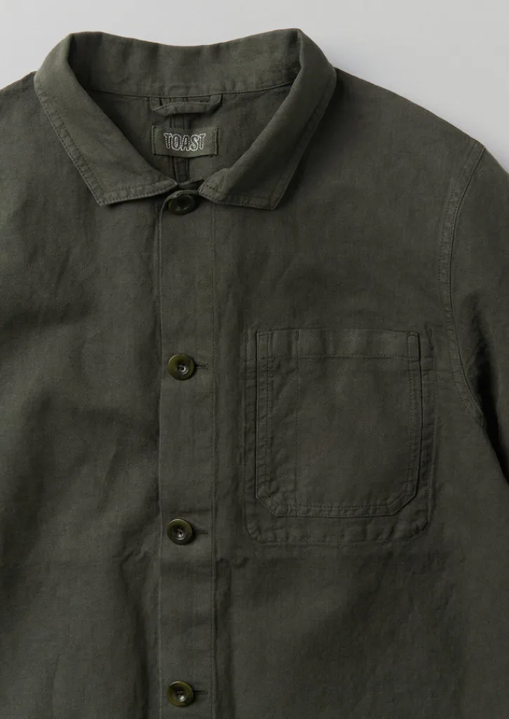 TOAST Arlo Garment Dyed Herringbone Jacket- Workwear|Coats & Jackets