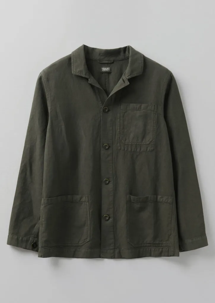 TOAST Arlo Garment Dyed Herringbone Jacket- Workwear|Coats & Jackets