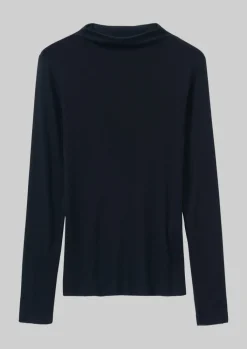 TOAST Aster Wool Lyocell High Neck Tee-Women Jersey|Tops & Tees