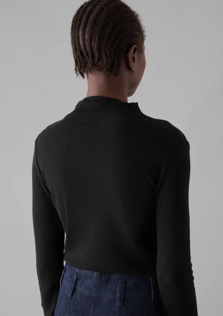 TOAST Aster Wool Lyocell High Neck Tee-Women Jersey|Tops & Tees