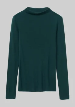 TOAST Aster Wool Lyocell High Neck Tee-Women Jersey|Tops & Tees