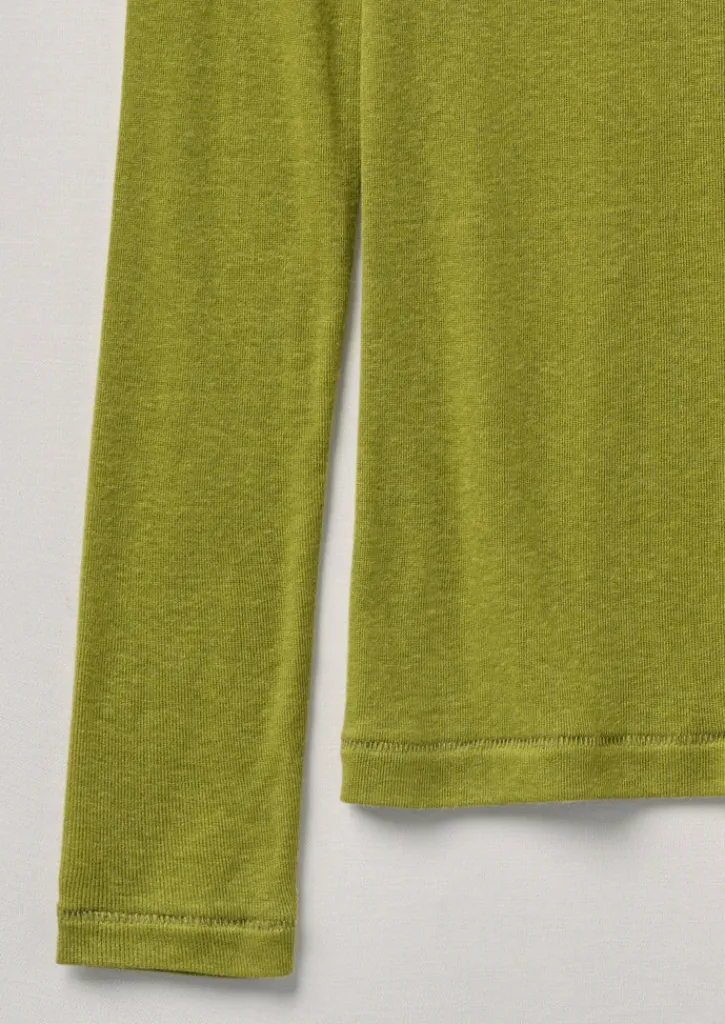 TOAST Aster Wool Lyocell High Neck Tee-Women Jersey|Tops & Tees