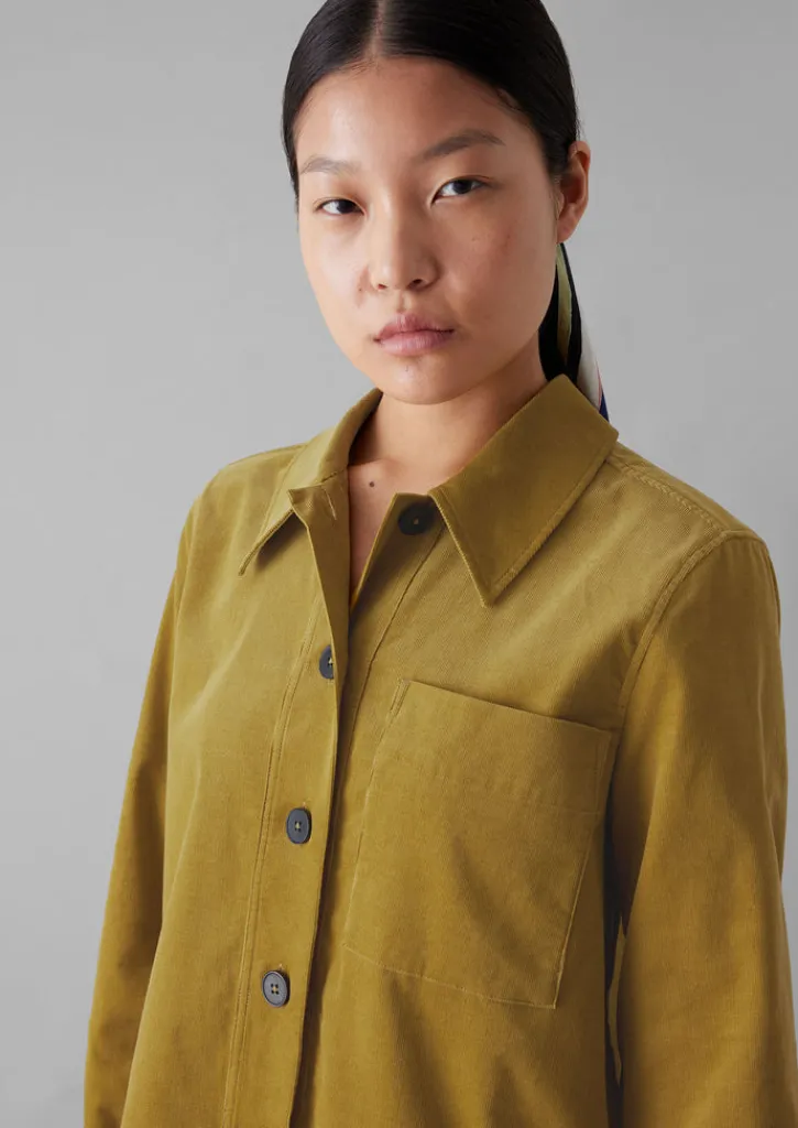 TOAST Baya Patch Pocket Organic Cord Shirt-Women Cord|Workwear