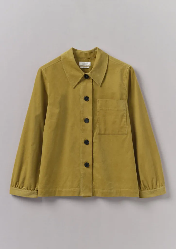 TOAST Baya Patch Pocket Organic Cord Shirt-Women Cord|Workwear