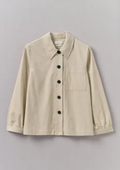 TOAST Baya Patch Pocket Organic Cord Shirt-Women Cord|Workwear
