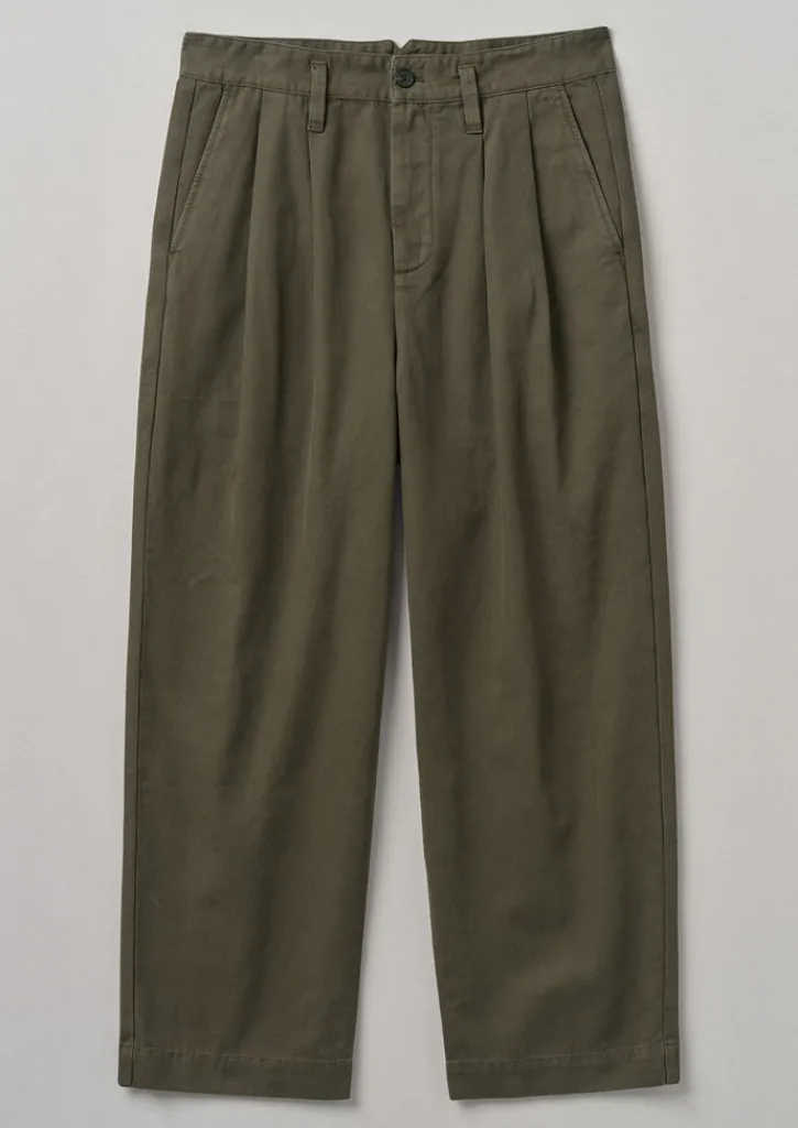 TOAST Bill Cotton Wide Leg Trousers- Trousers