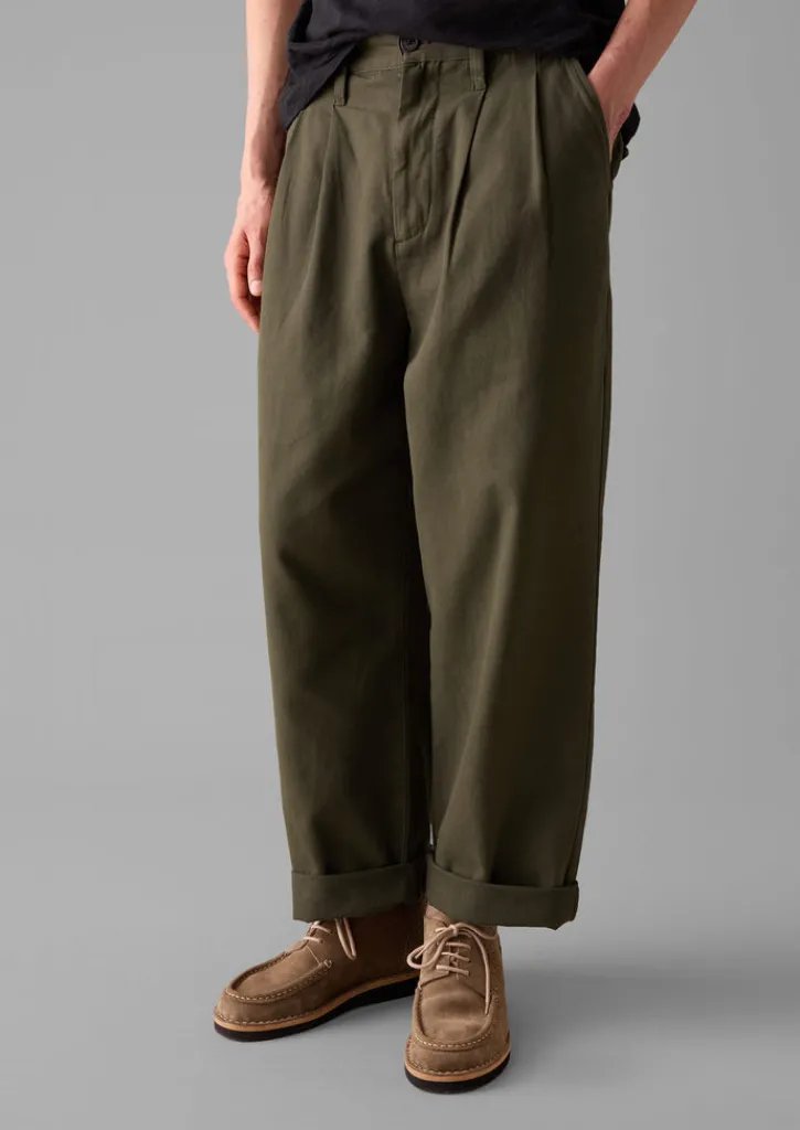 TOAST Bill Cotton Wide Leg Trousers- Trousers