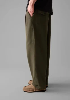 TOAST Bill Cotton Wide Leg Trousers- Trousers