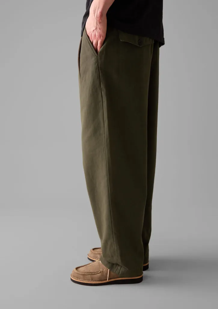 TOAST Bill Cotton Wide Leg Trousers- Trousers