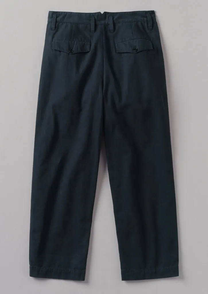 TOAST Bill Cotton Wide Leg Trousers- Trousers