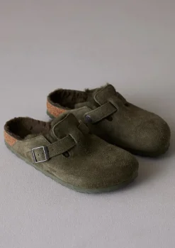 TOAST Birkenstock Boston Sheepskin Slippers-Women Slippers|Nightwear