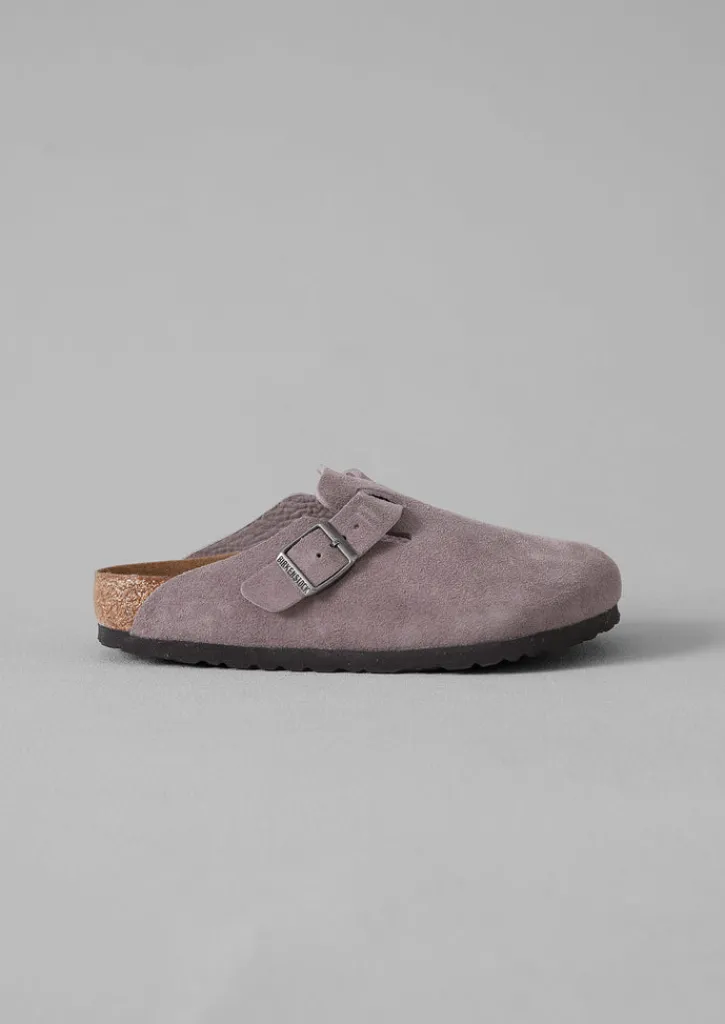 TOAST Birkenstock Boston Suede Clogs-Women Shoes|Slippers