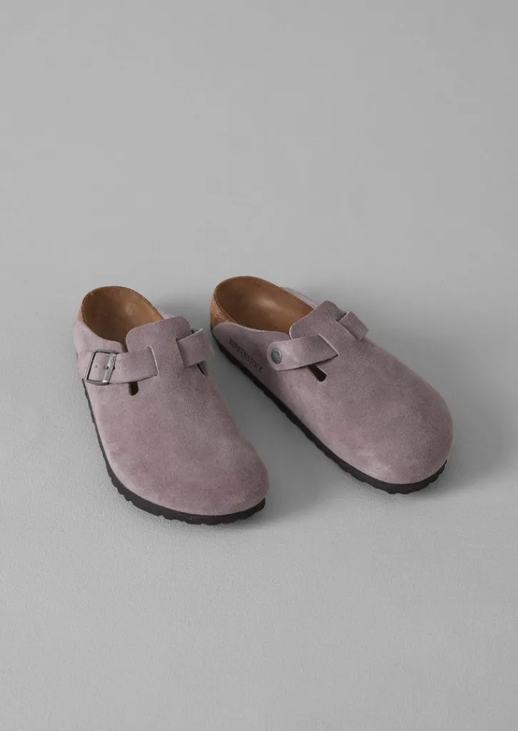 TOAST Birkenstock Boston Suede Clogs-Women Shoes|Slippers