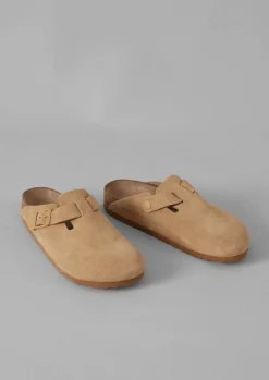 TOAST Birkenstock Boston Suede Clogs-Women Shoes|Slippers