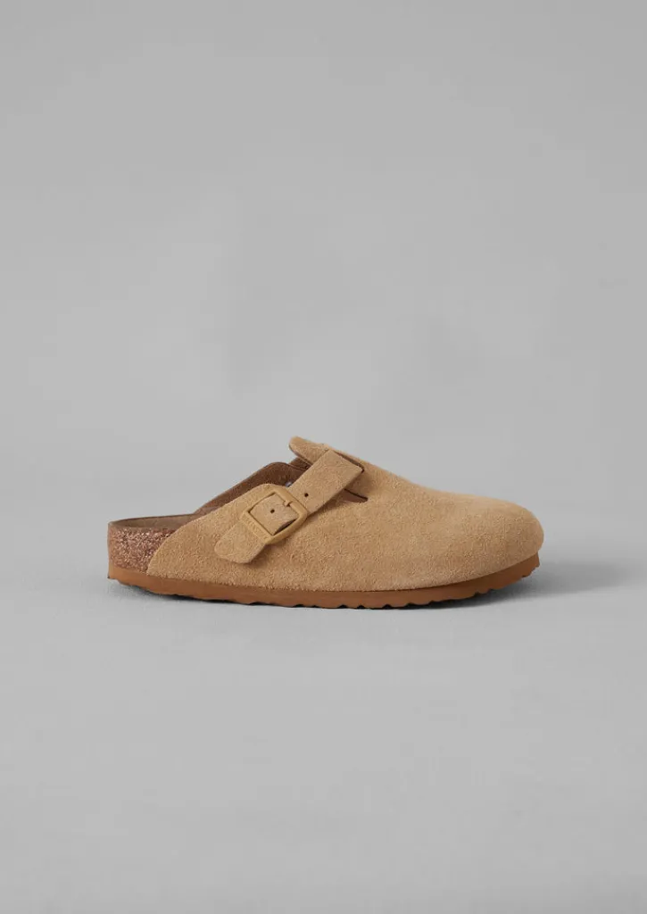 TOAST Birkenstock Boston Suede Clogs-Women Shoes|Slippers