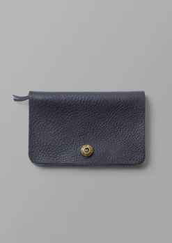 TOAST Bleu De Chauffe Leather Wallet- Bags & Belts