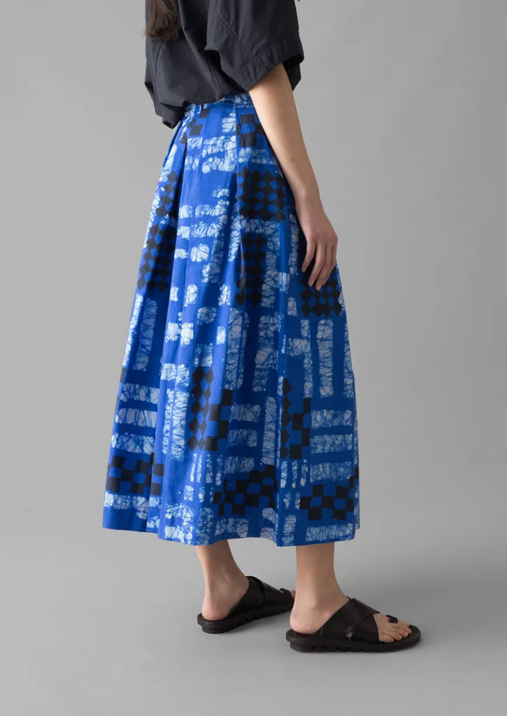 TOAST Block Print Batik Cotton Culottes-Women Skirts|Trousers