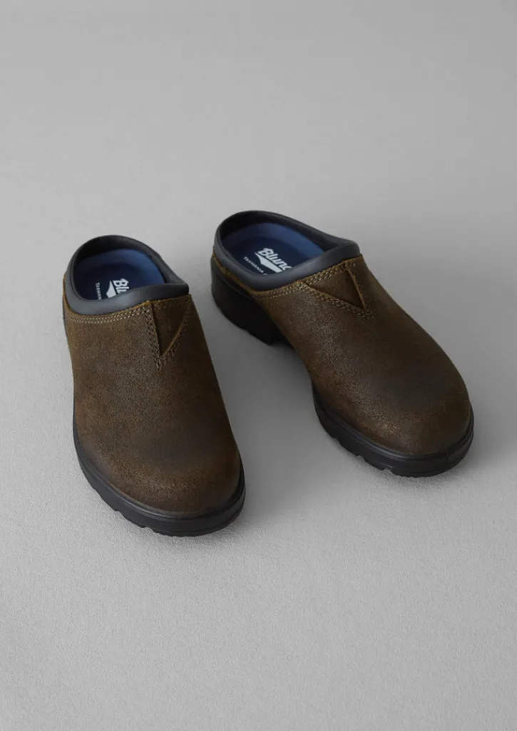 TOAST Blundstone Waxed Suede Clogs-Women Shoes