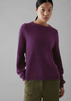 TOAST Boat Neck Wool Sweater-Women Knitwear