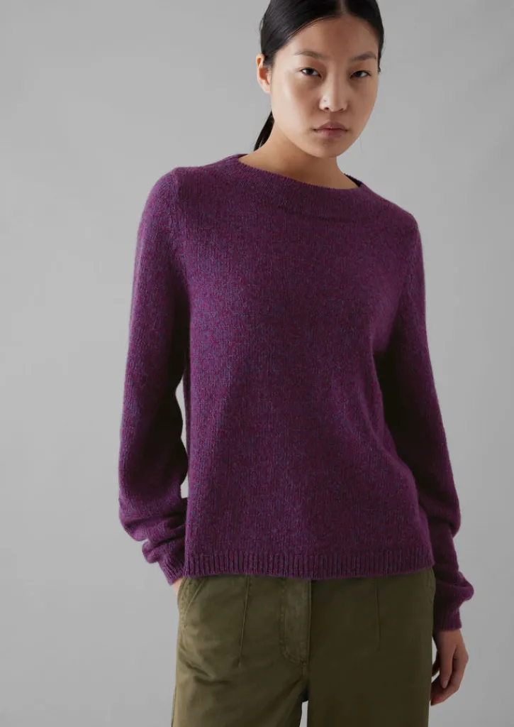 TOAST Boat Neck Wool Sweater-Women Knitwear