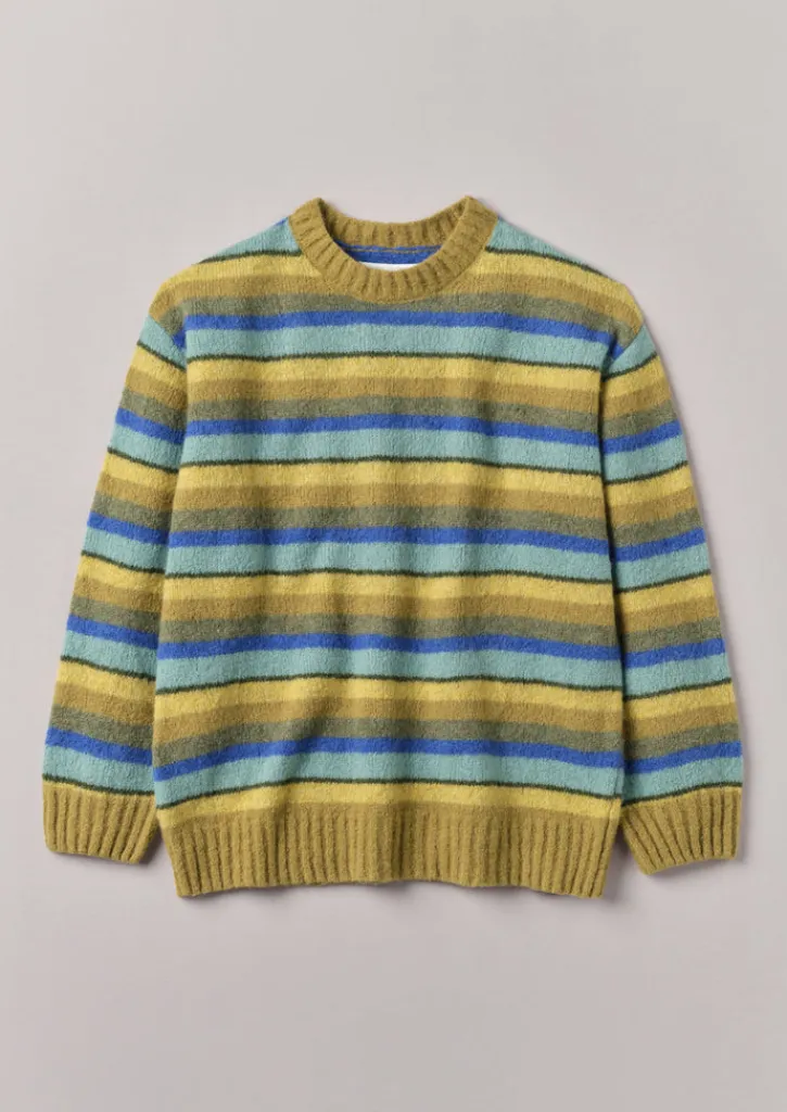 TOAST Brushed Stripe Sweater- Knitwear