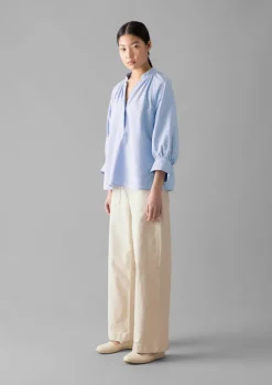 TOAST Catrin Cotton Oxford Easy Shirt-Women Shirts|Tops & Tees