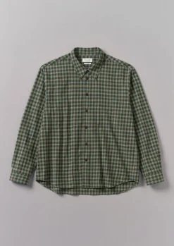 TOAST Check Cotton Wool Shirt- Shirts