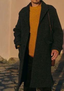 TOAST Check Wool Overcoat- Coats & Jackets