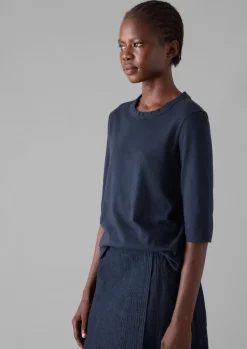 TOAST Cleo Garment Dyed Organic Cotton Tee-Women Jersey|Tops & Tees