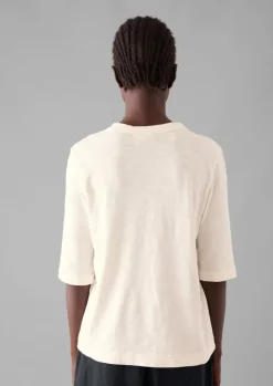 TOAST Cleo Garment Dyed Organic Cotton Tee-Women Jersey|Tops & Tees