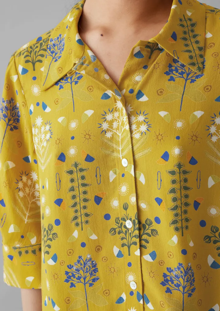 TOAST Collector Print Crepe Shirt-Women Shirts|Tops & Tees