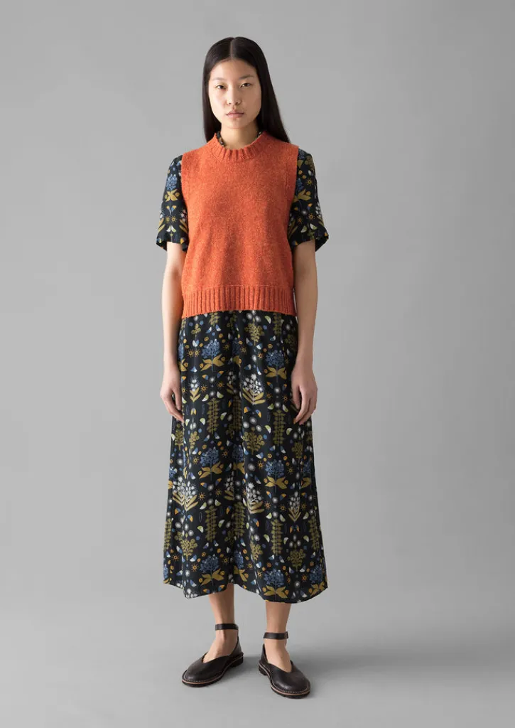 TOAST Collector Print Fluid Shirt Dress-Women Dresses