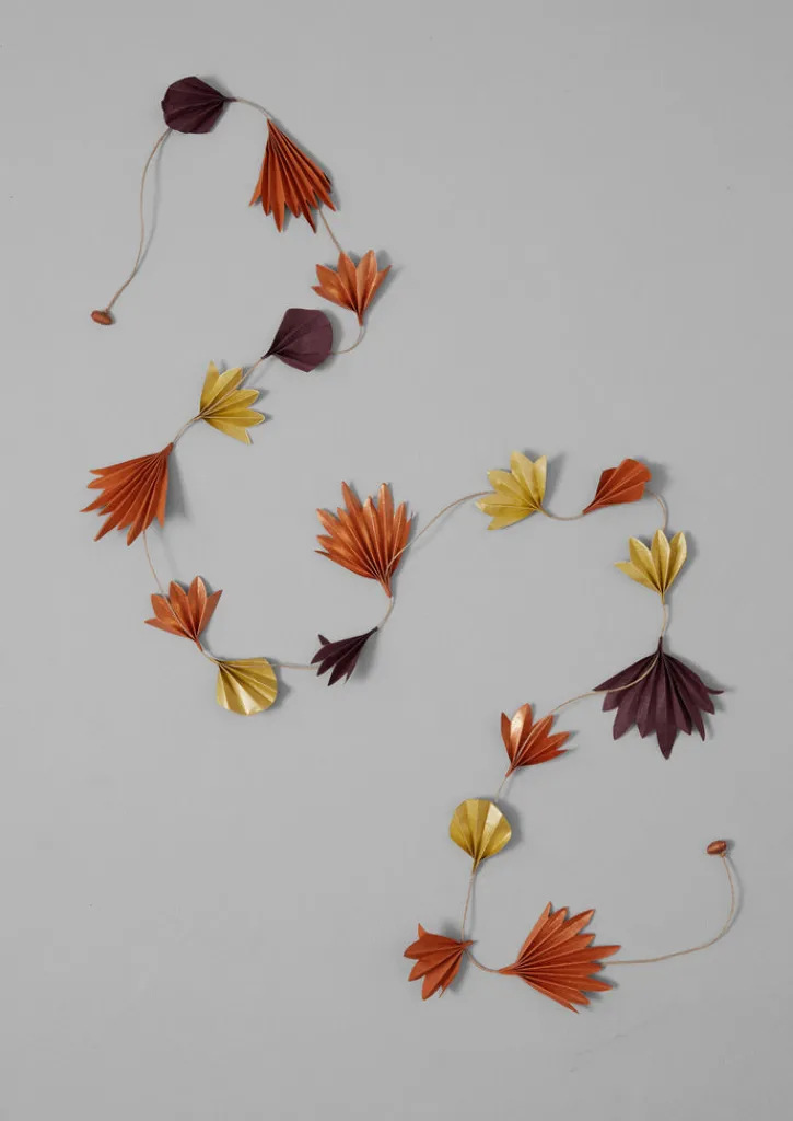 TOAST Concertina Petal Paper Garland- Christmas Decorations