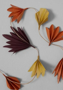 TOAST Concertina Petal Paper Garland- Christmas Decorations