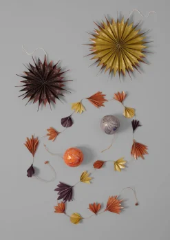 TOAST Concertina Petal Paper Garland- Christmas Decorations