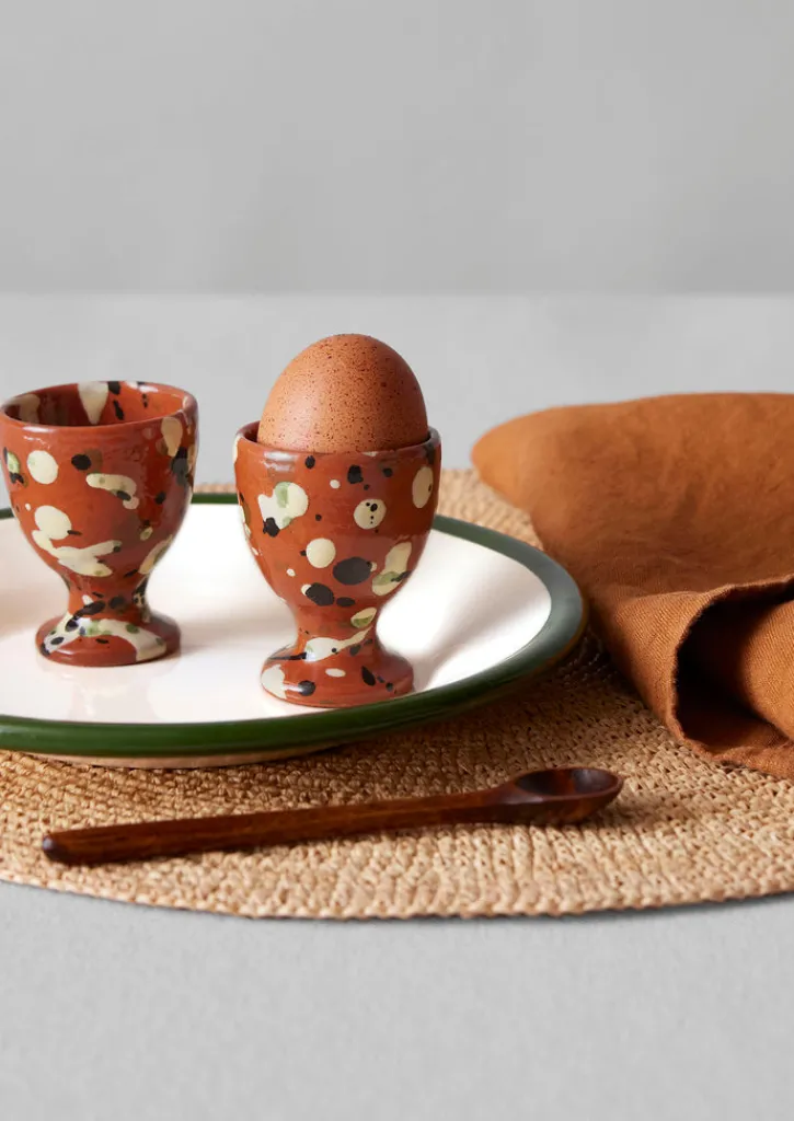 TOAST Cortona Splatter Egg Cup Set- Ceramics|Kitchen