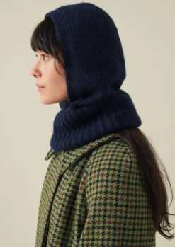 TOAST Cotton Wool Knitted Hood-Women Hats, Scarves & Gloves