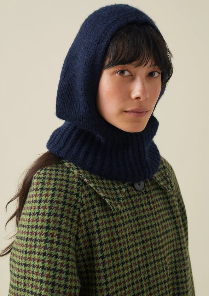 TOAST Cotton Wool Knitted Hood-Women Hats, Scarves & Gloves