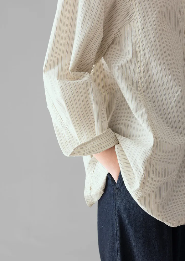 TOAST Dash Stripe Cotton Shirt-Women Shirts|Tops & Tees