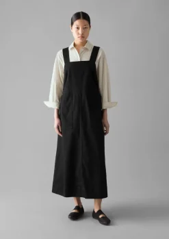 TOAST Denim Pinafore Dress-Women Denim|Dresses
