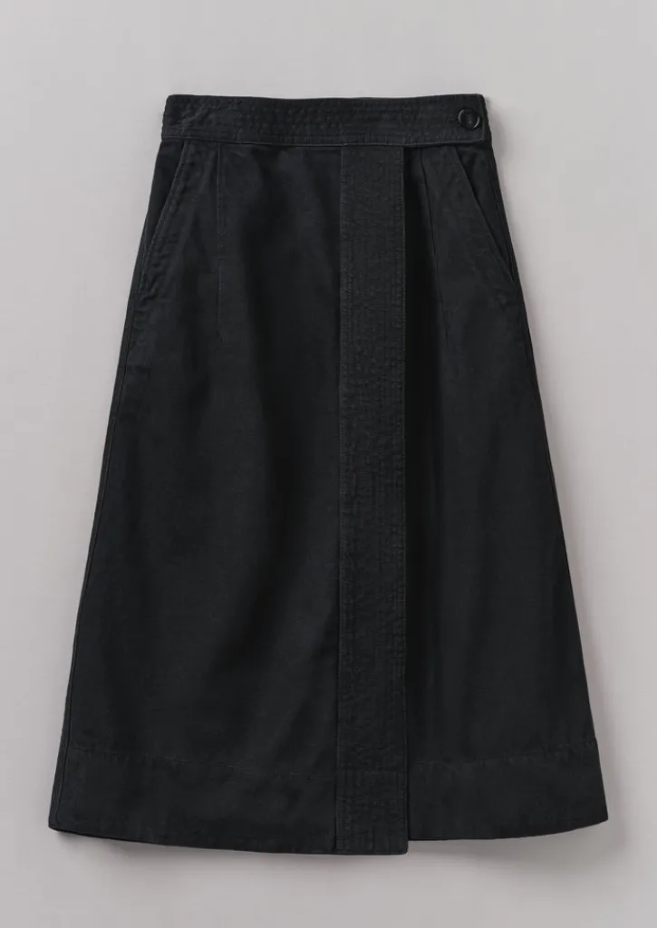 TOAST Denim Wrap Skirt-Women Denim|Workwear