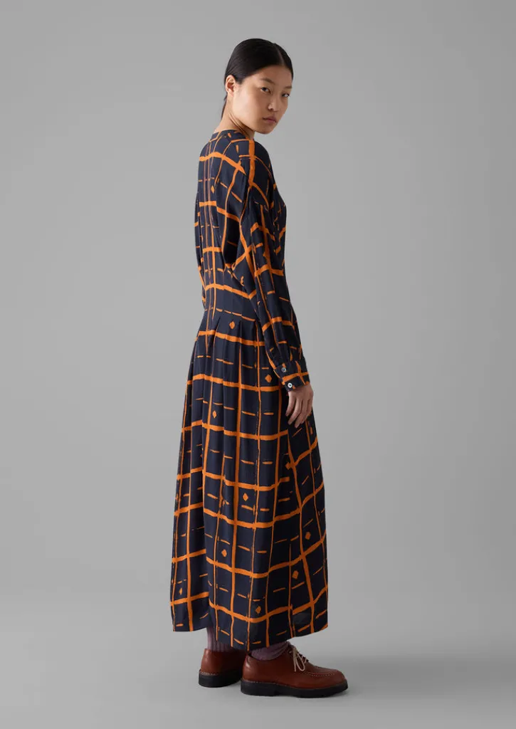 TOAST Diamond Dot Print Fluid Dress-Women Dresses