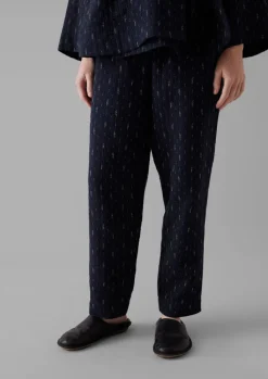 TOAST Dobby Stitch Cotton Lounge Trousers-Women Loungewear|Trousers
