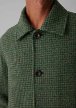 TOAST Dogtooth Wool Chore Jacket- Coats & Jackets