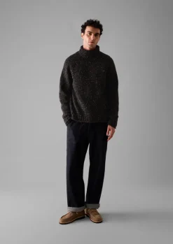 TOAST Donegal Roll Neck Sweater- Knitwear