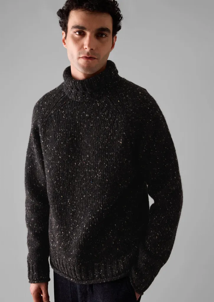 TOAST Donegal Roll Neck Sweater- Knitwear